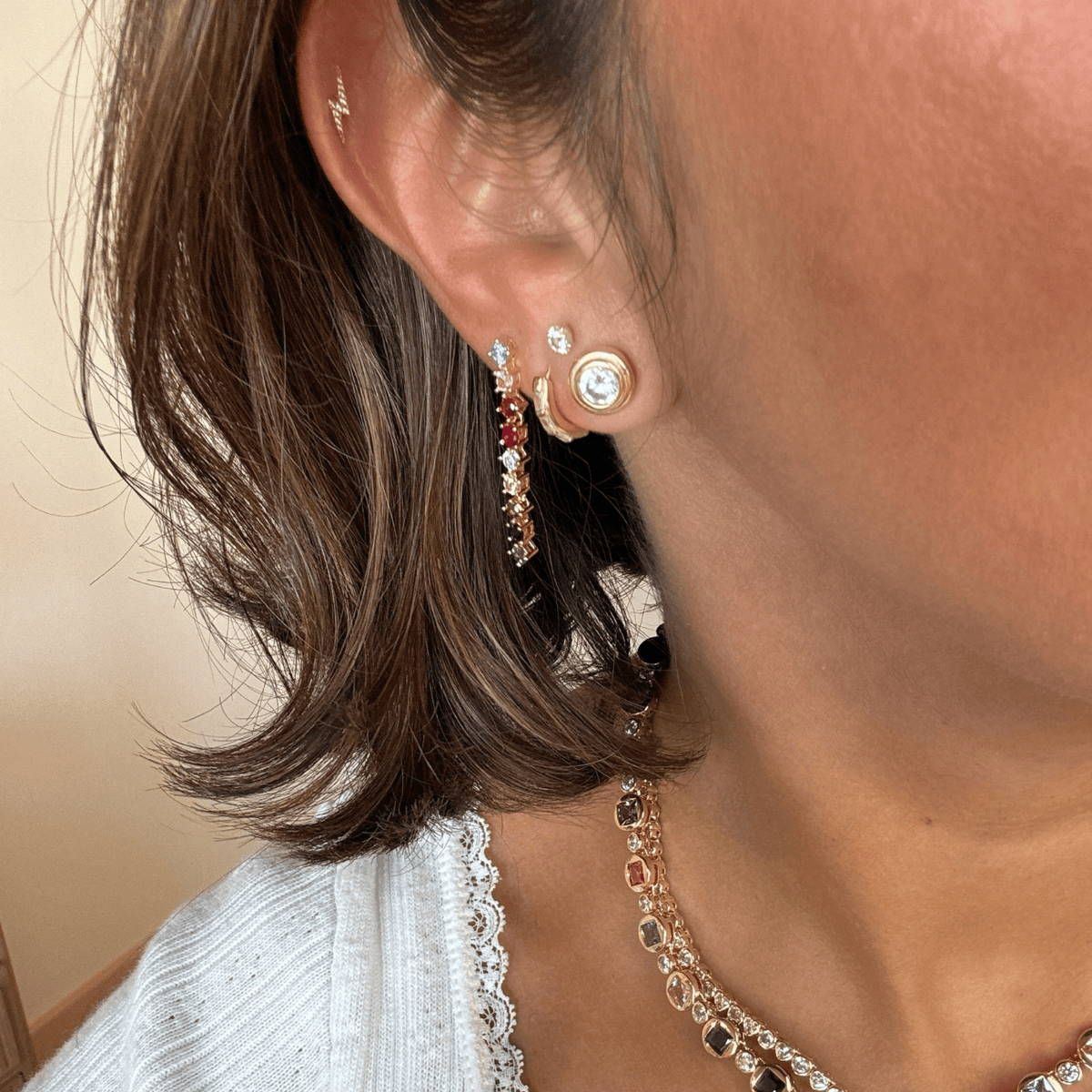 Prism Gem Earrings Earrings by BRACHA