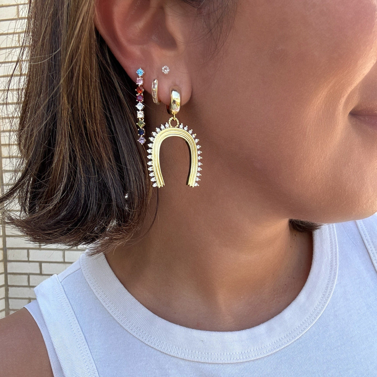Prism Gem Earrings Earrings by BRACHA