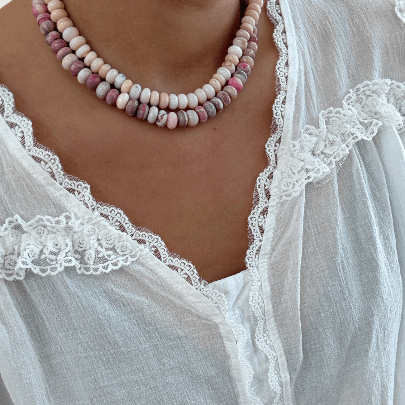BRACHA Raspberry Cheesecake Candy Necklace
