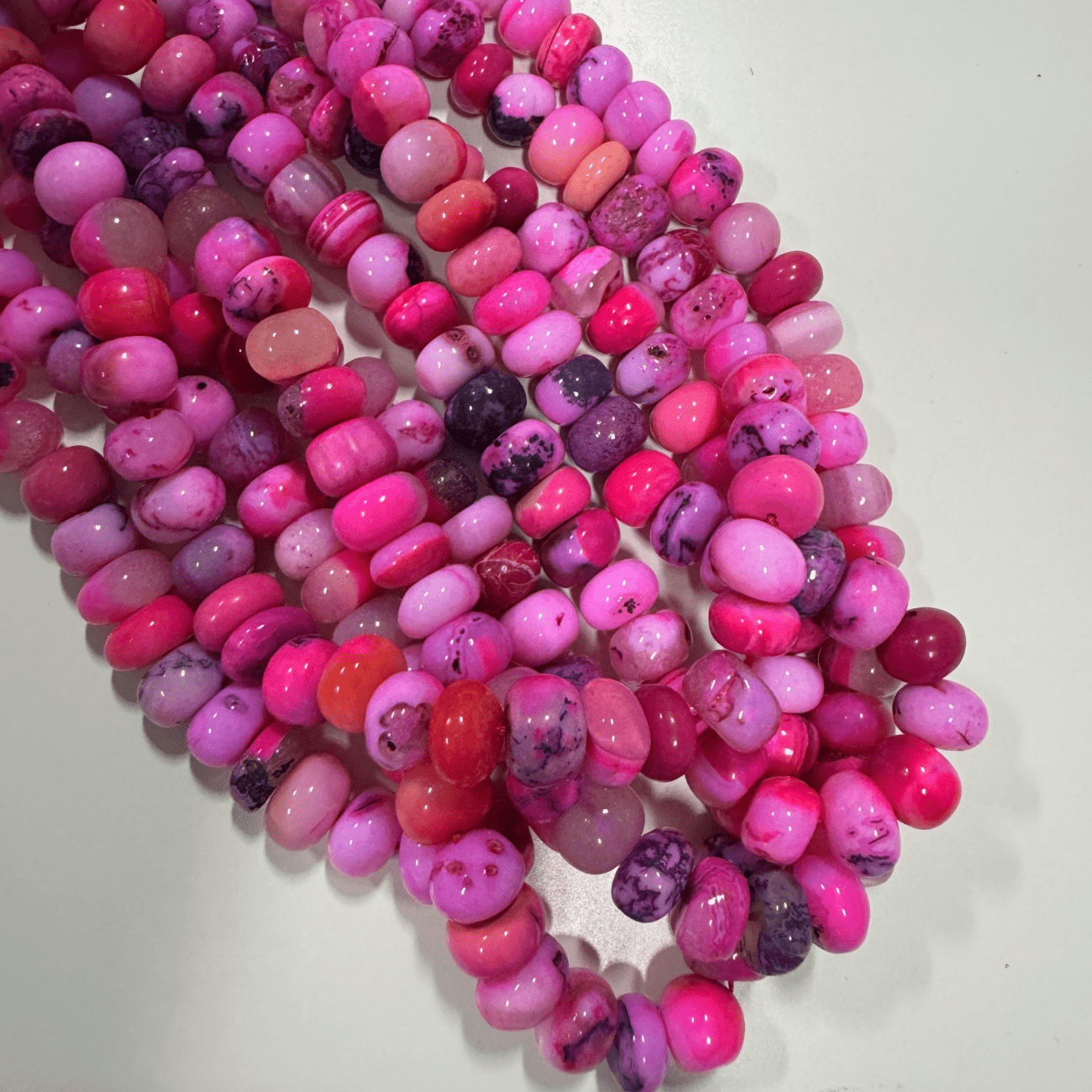 BRACHA Raspberry Swirl Candy Necklace