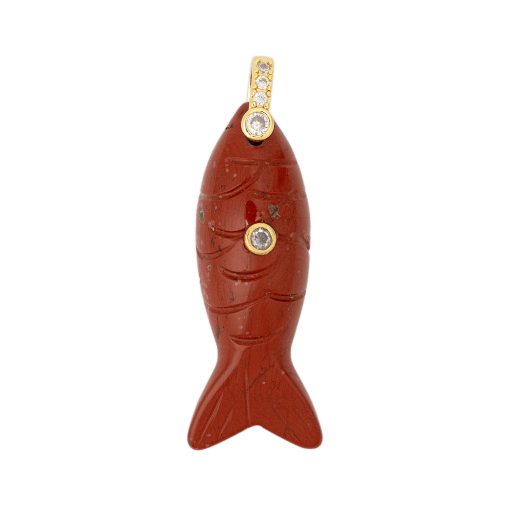 Red Jasper Pez Charm by BRACHA