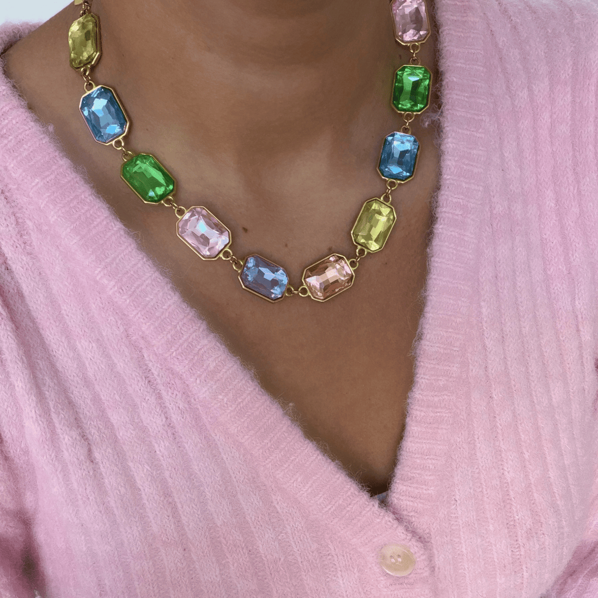 Riley Gem Drop Necklace Necklaces by BRACHA
