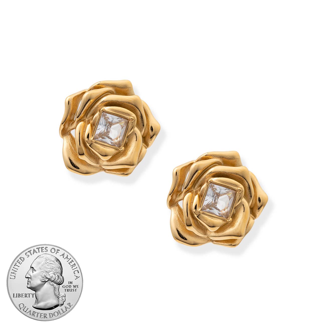 BRACHA Rosette Earrings