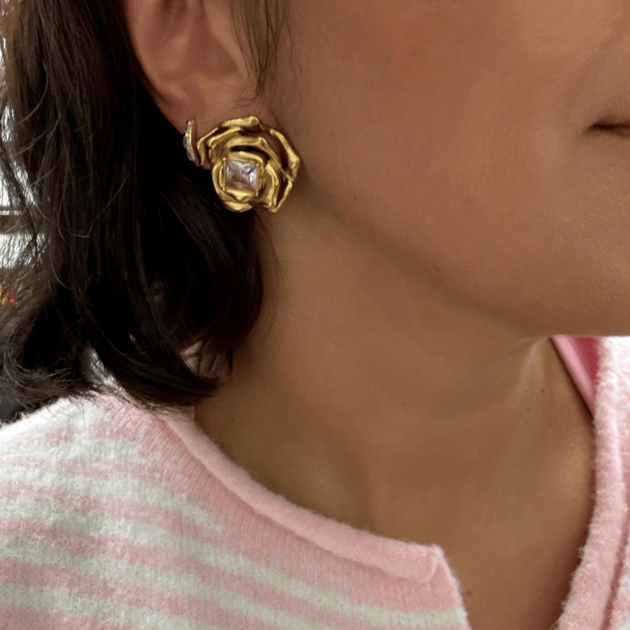 BRACHA Rosette Earrings