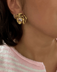 BRACHA Rosette Earrings