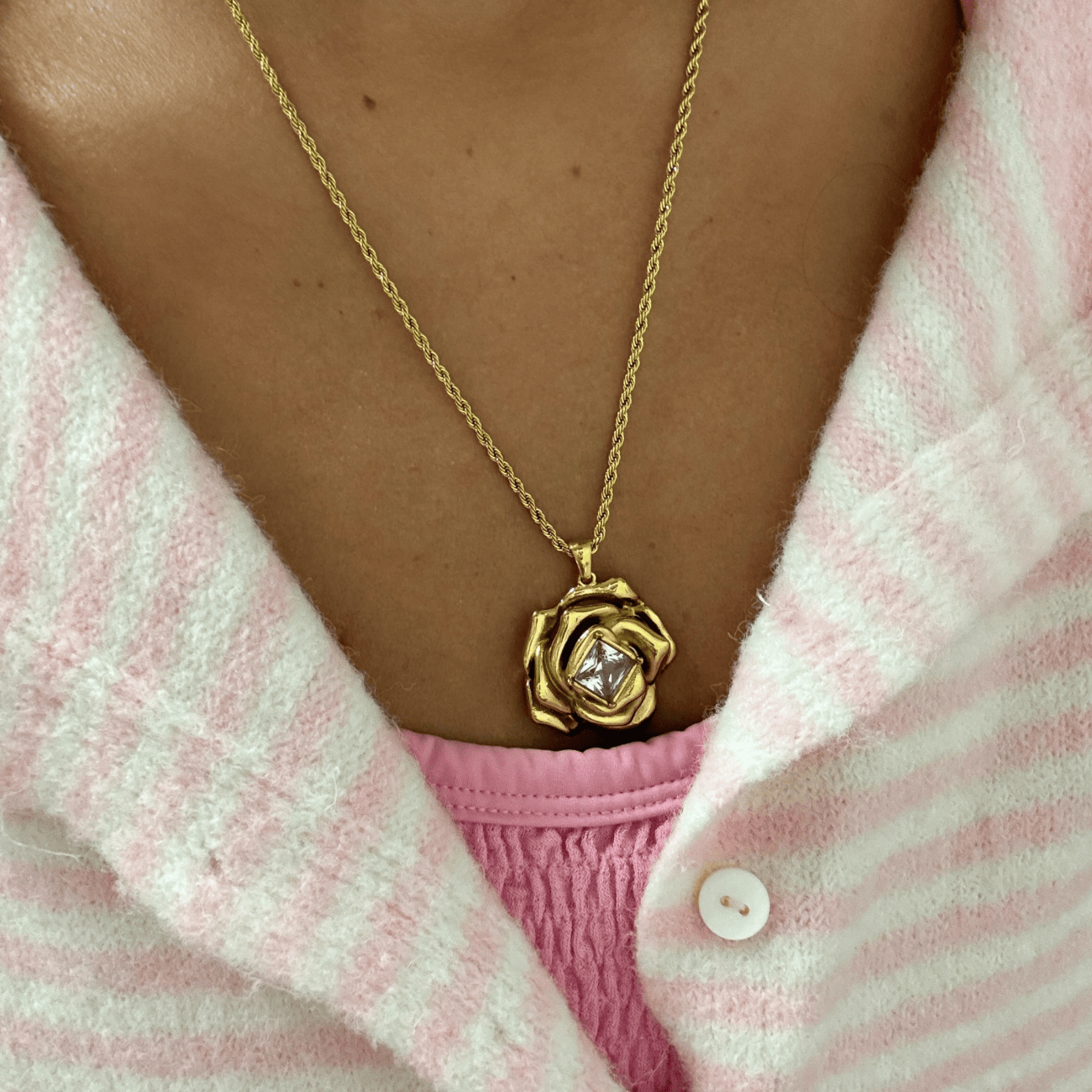 BRACHA Rosette Necklace