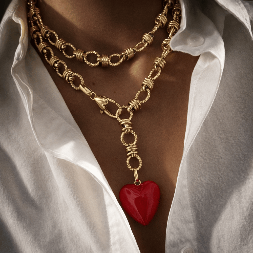 BRACHA Rowan Heart Lariat