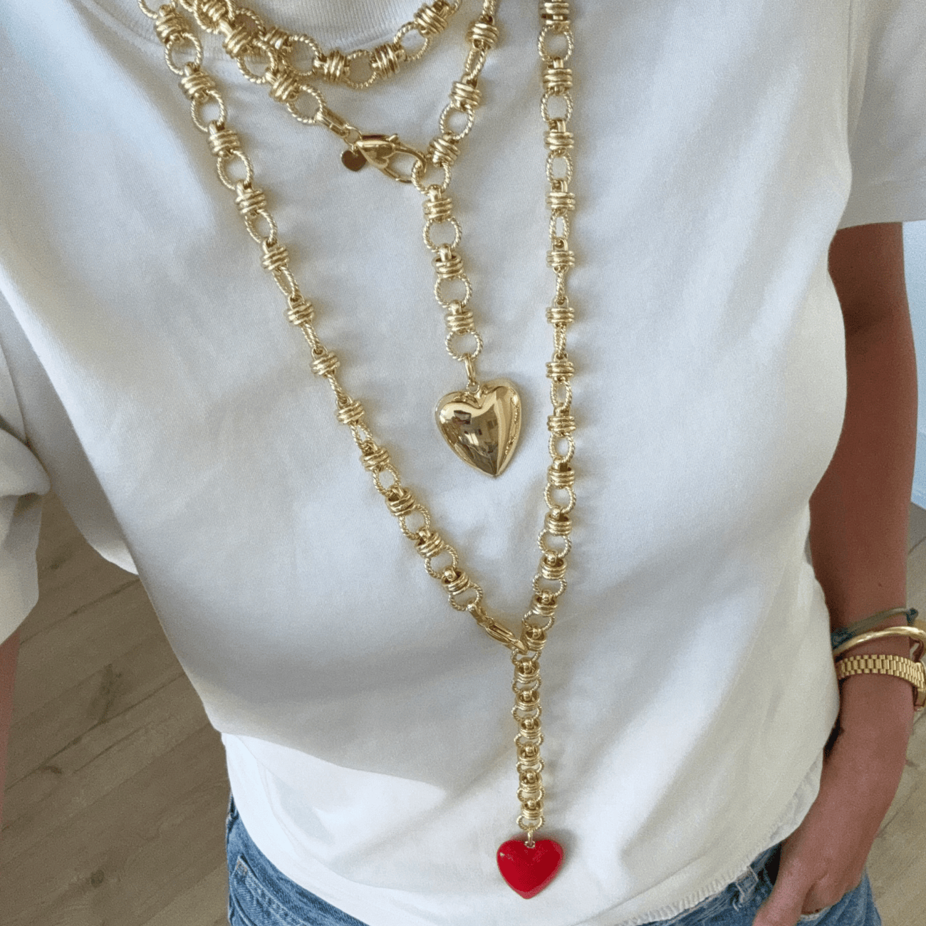 BRACHA Rowan Heart Lariat