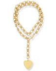 BRACHA Rowan Heart Lariat