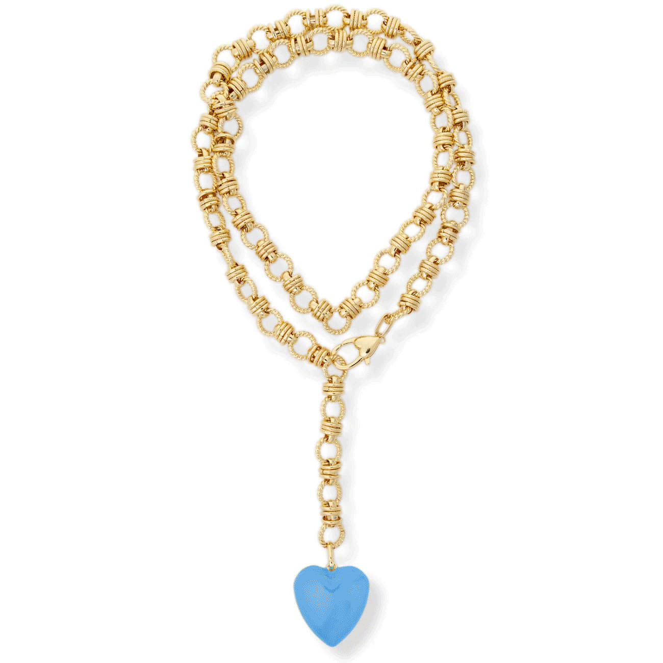 Rowan Heart Lariat Necklaces by BRACHA