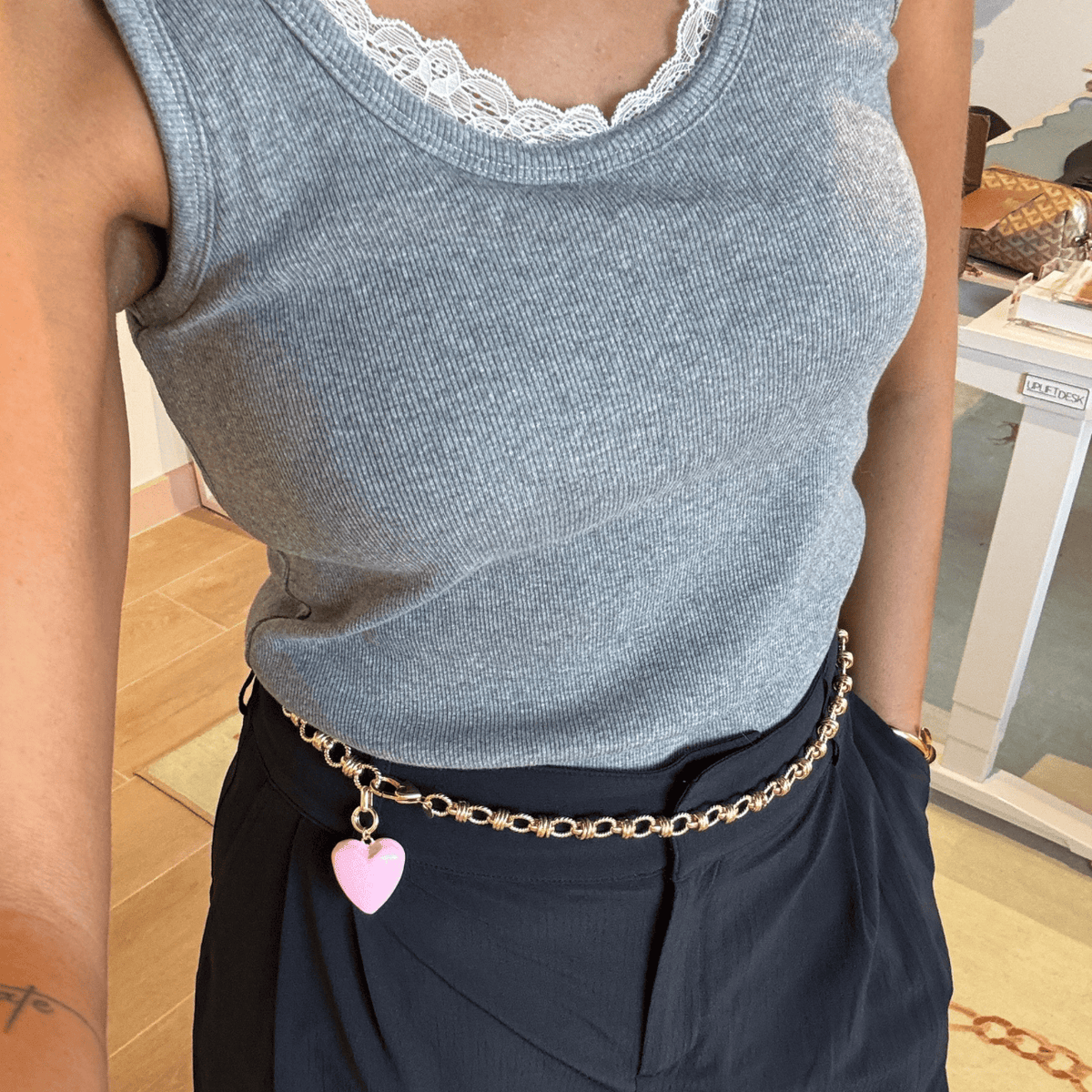 Rowan Heart Lariat Necklaces by BRACHA