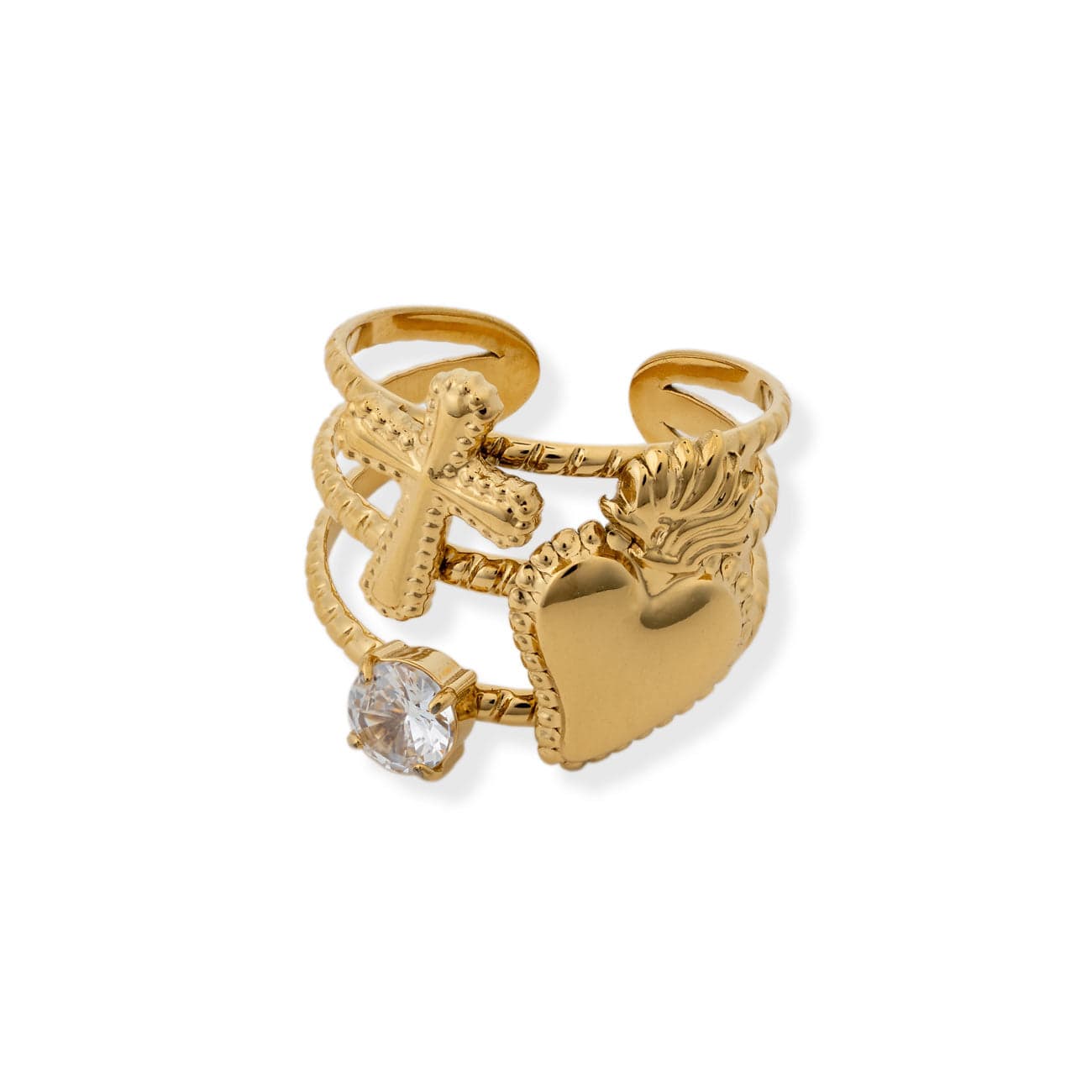 BRACHA Sacred Heart Ring