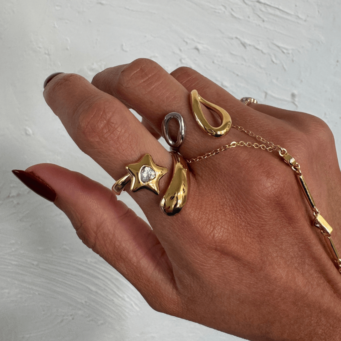BRACHA Saddle Link Ring
