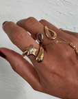 BRACHA Saddle Link Ring