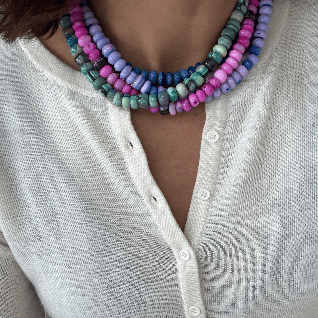 BRACHA Sea Moss Candy Crush Necklace