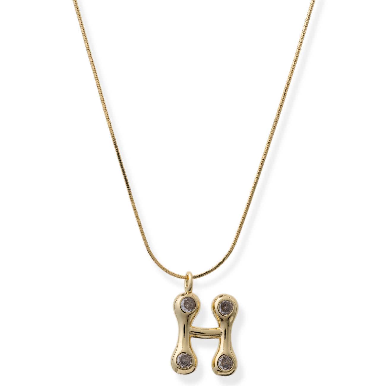 BRACHA She's Bubbly Inital Necklace