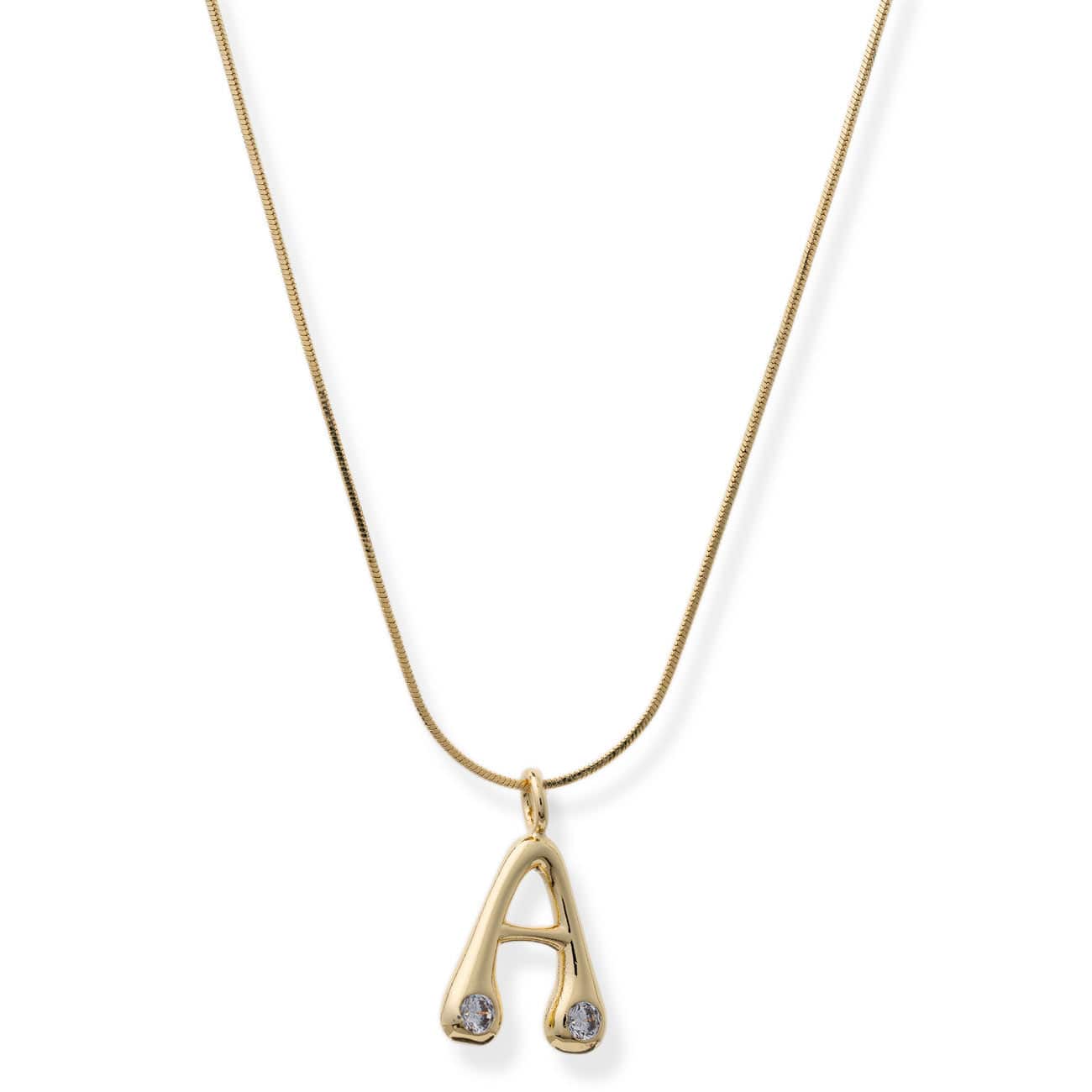 BRACHA She's Bubbly Inital Necklace