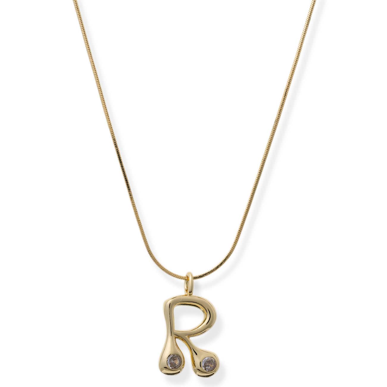 BRACHA She's Bubbly Inital Necklace