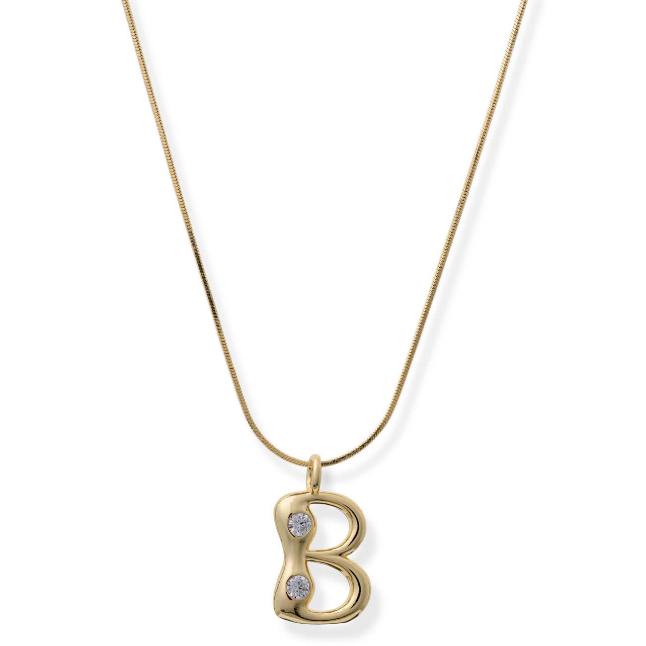 BRACHA She's Bubbly Inital Necklace