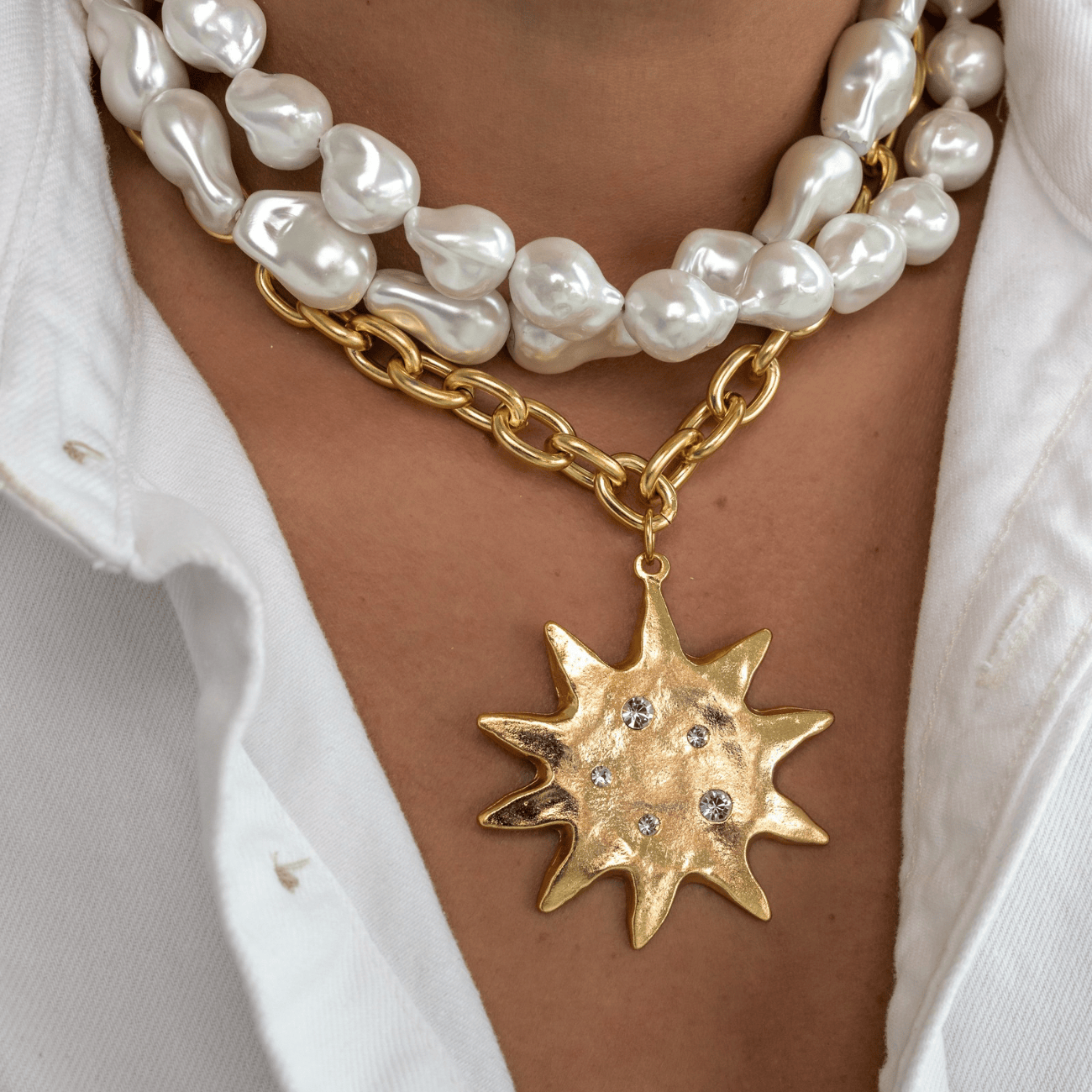 BRACHA Shelby Pearl Necklace