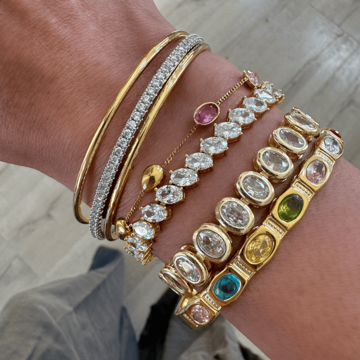 Skylar Stacked Bracelet Bracelets by BRACHA