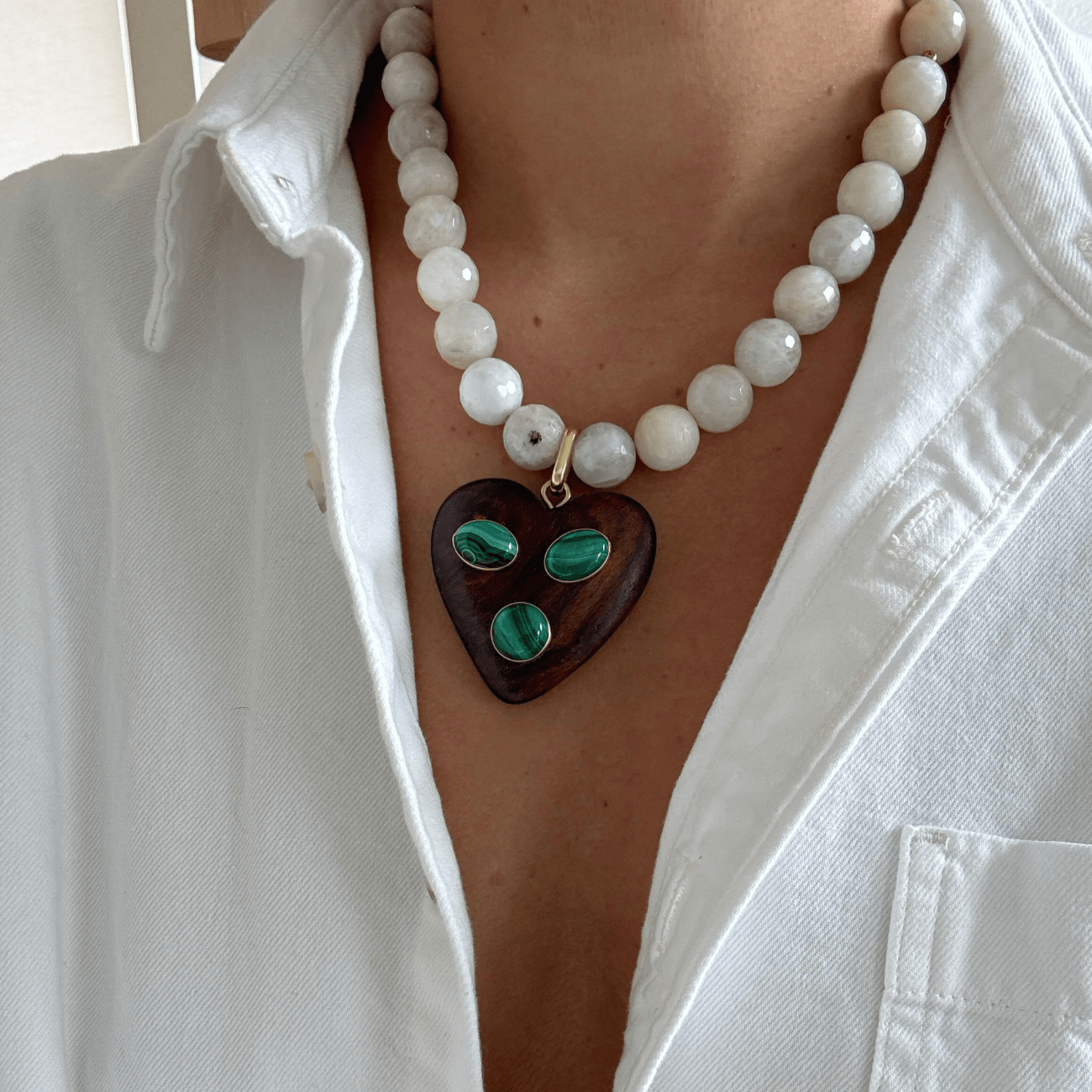 BRACHA St. Barts Heart Necklace