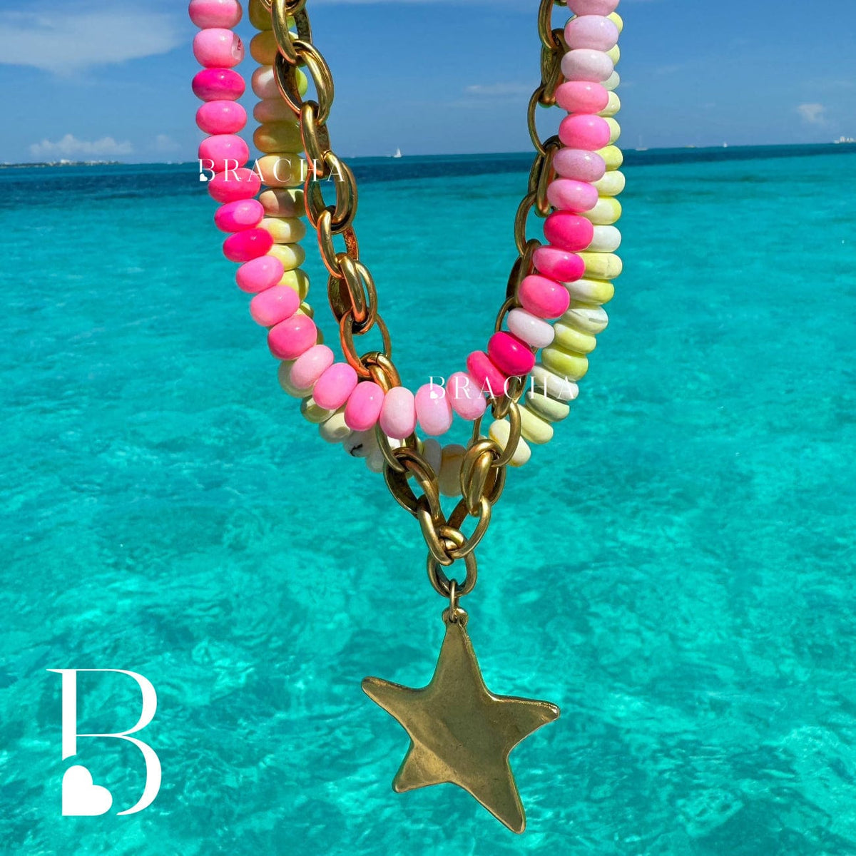 Star Shine Two-Tone Necklace main image 1