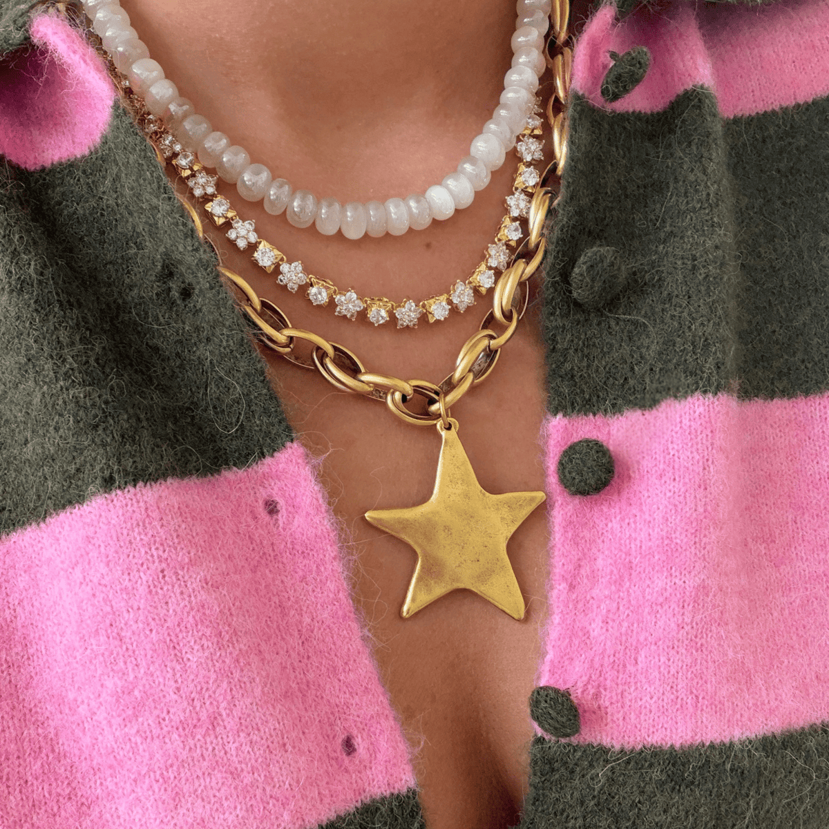 Star Shine Necklace Necklaces by BRACHA