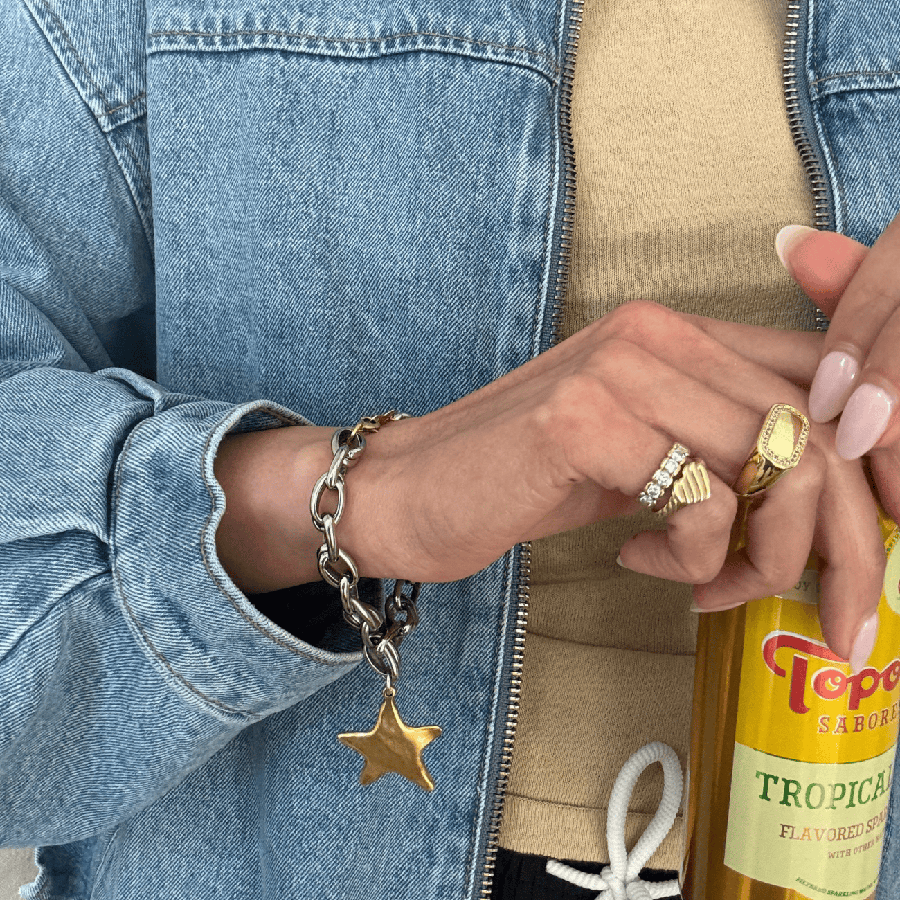 BRACHA Star Shine Two Tone Bracelet