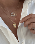 BRACHA Starburst Heart Necklace