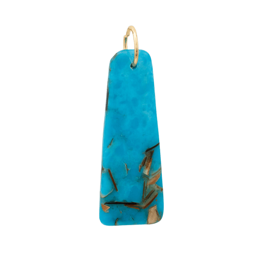 BRACHA Stone Bar Charm | Turquoise