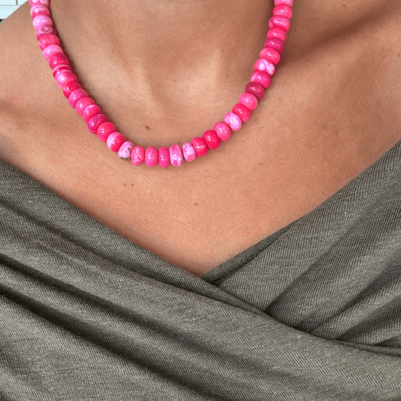BRACHA Strawberry Rhubarb Candy Necklace