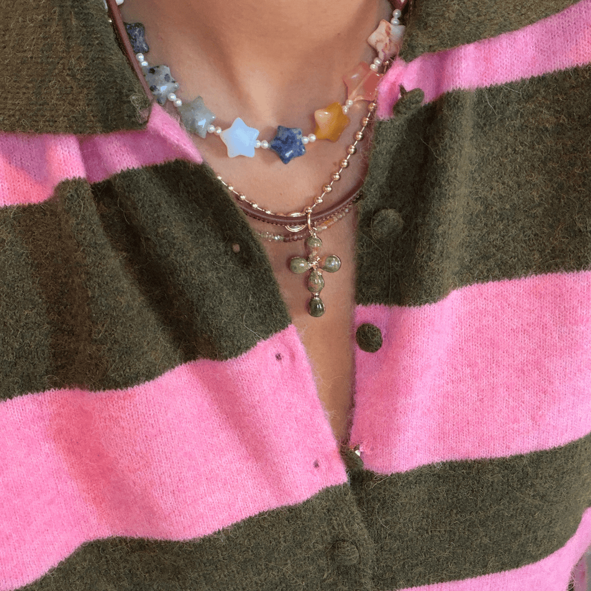Terra Cross Necklace Necklaces by BRACHA