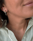 Torence Silver Everyday Hoop Earrings by BRACHA