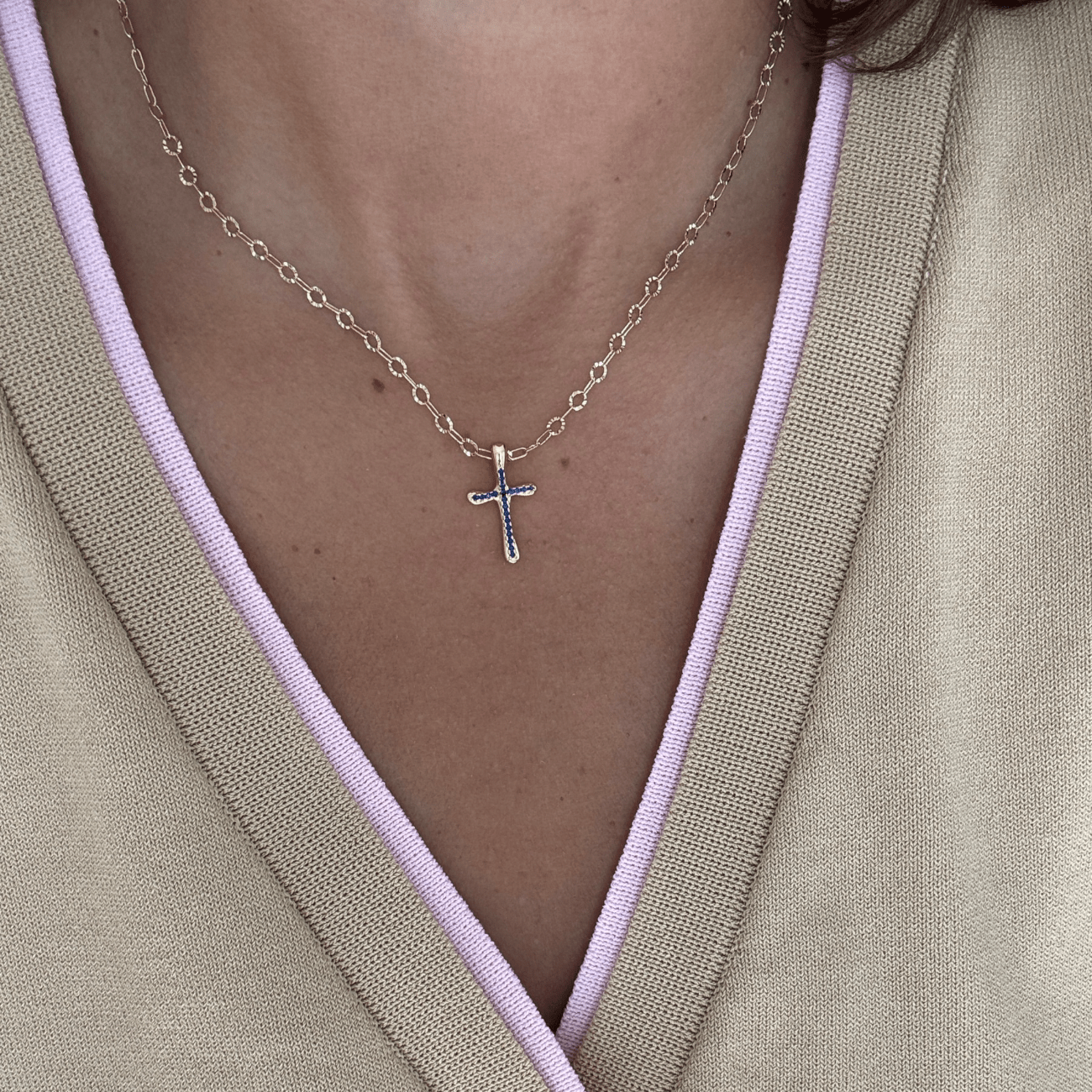 BRACHA Trust Cross Necklace