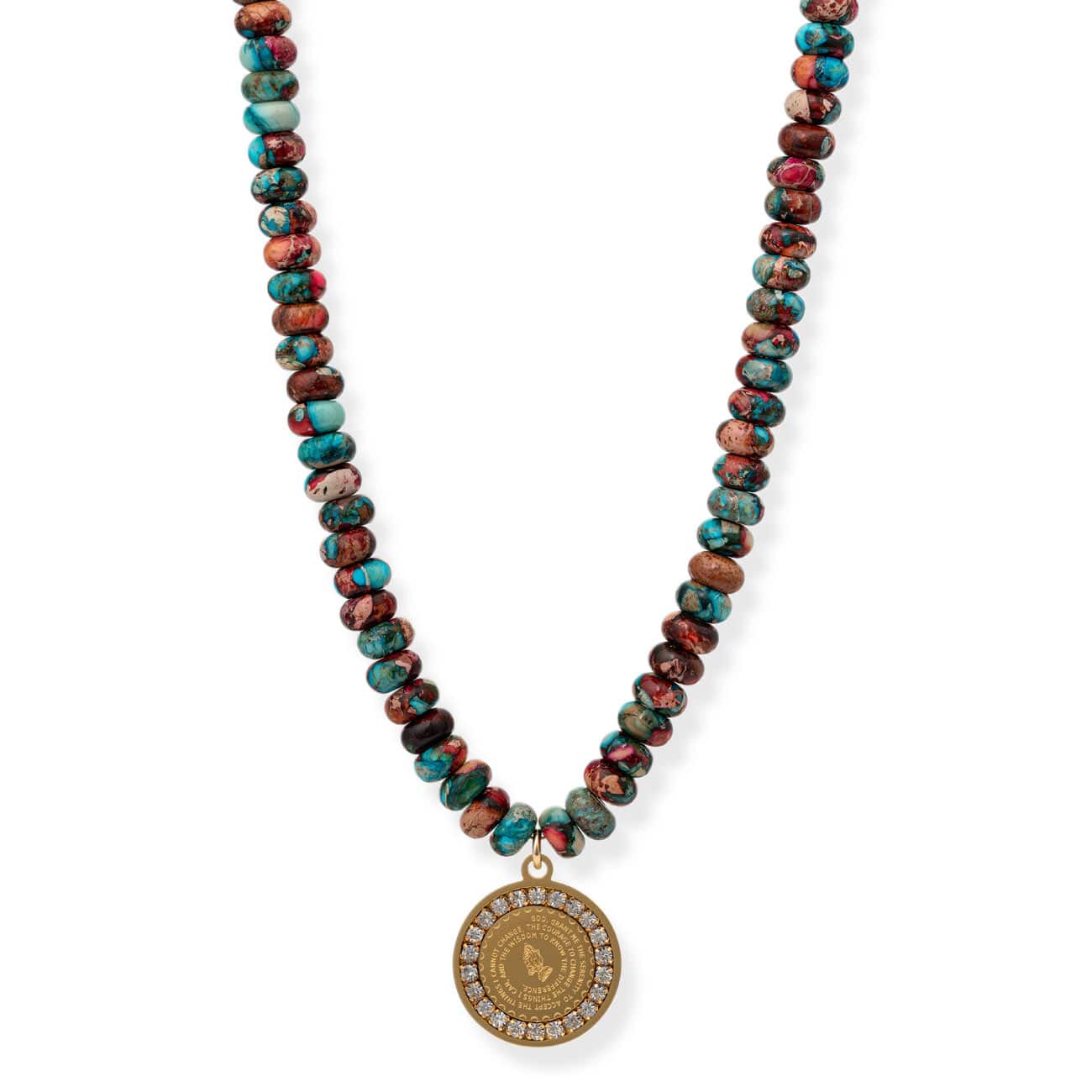 BRACHA Watercolor Prayer Warrior Necklace