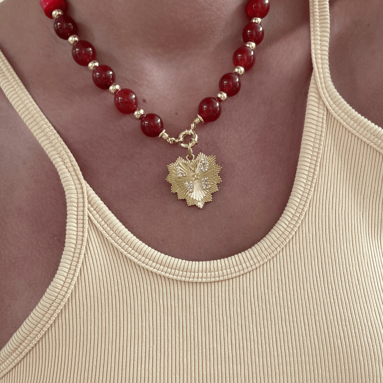 BRACHA Winnie Heart Necklace
