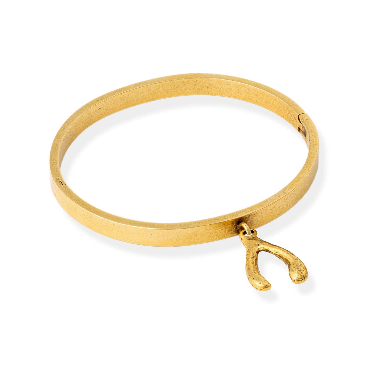 BRACHA Wishbone Charm Bangle