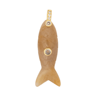 Yellow Jade Pez Charm