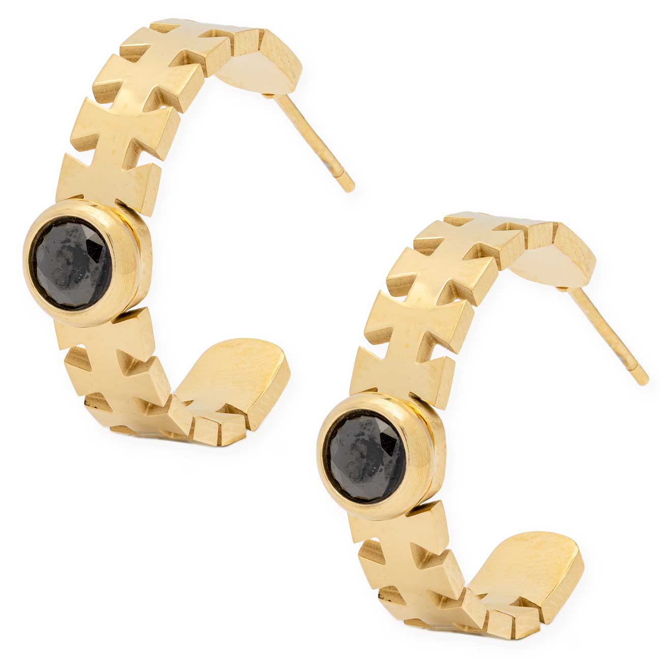 Zip Hoops Earrings by BRACHA