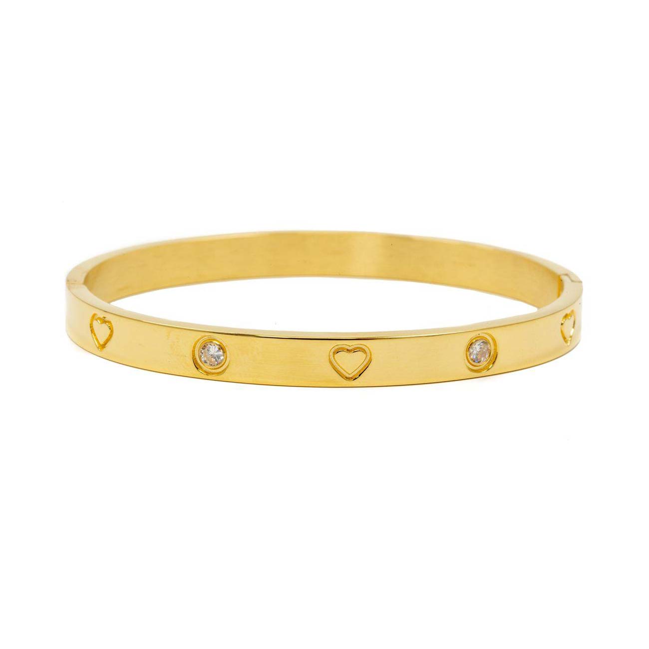 Buy Kate Spade New York Spot The Spade Gold Tone Bangle Bracelet at  Amazon.in
