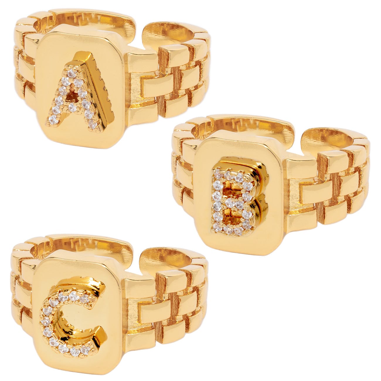 BRACHA Ritz Initial Ring