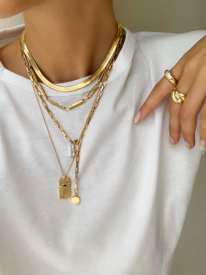 Gold-filled necklace 